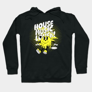 HOUSE MUSIC  - Lover Melting Mascot (yellow/white) Hoodie